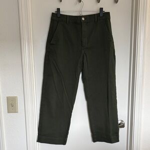 Everlane Cotton Twill Chino - Dark Green 8 Regular